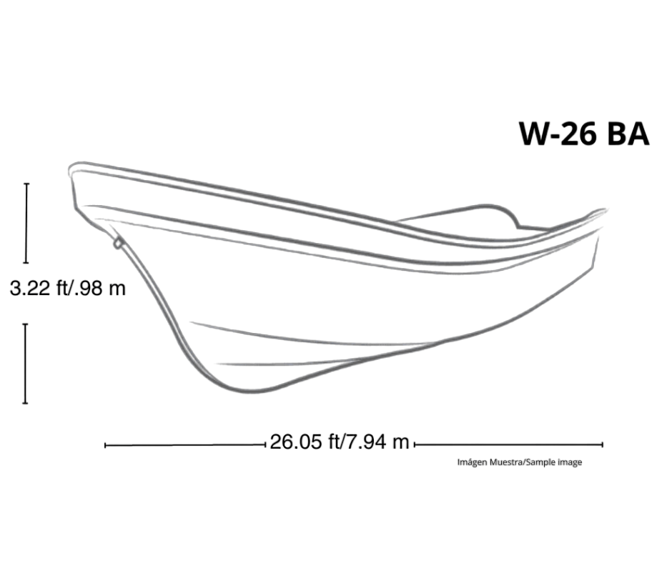 Panga W26ba Boat
